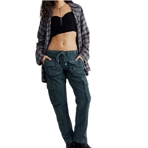 Free People Pants - Free People Tahiti Cargo Corduroy Pants (New)